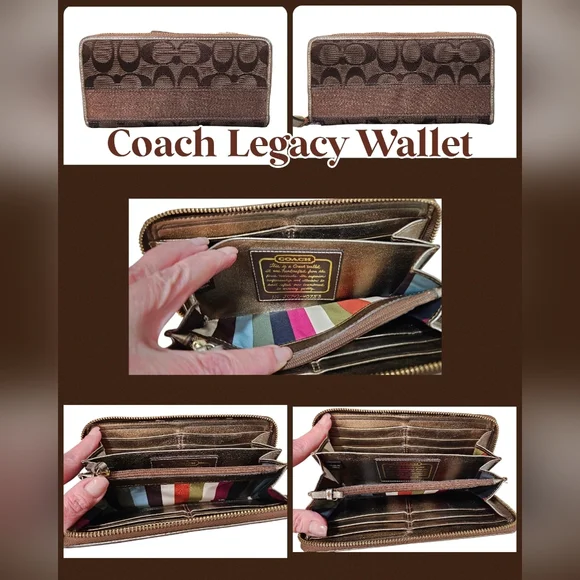 Coach Legacy 2007 - 4 Piece Set - Tote, Wallet, Makeup Bag & Scarf - Picture 8 of 14